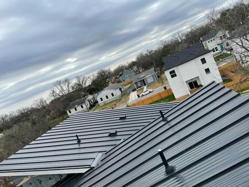 Standing seam metal roof panels with vents for Skylight Repair in Ridge Wood Heights